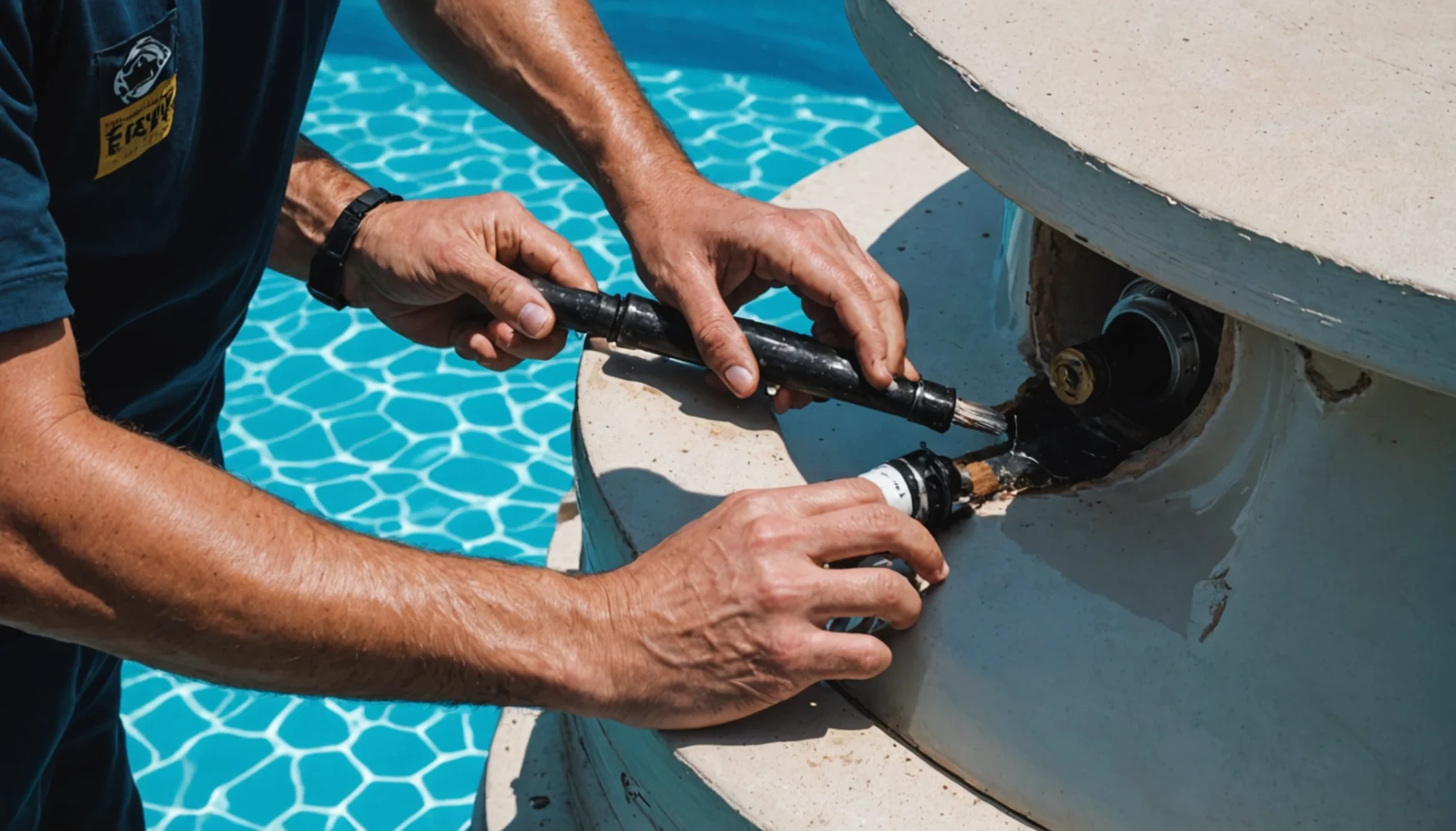 couvercle pompe piscine fissure