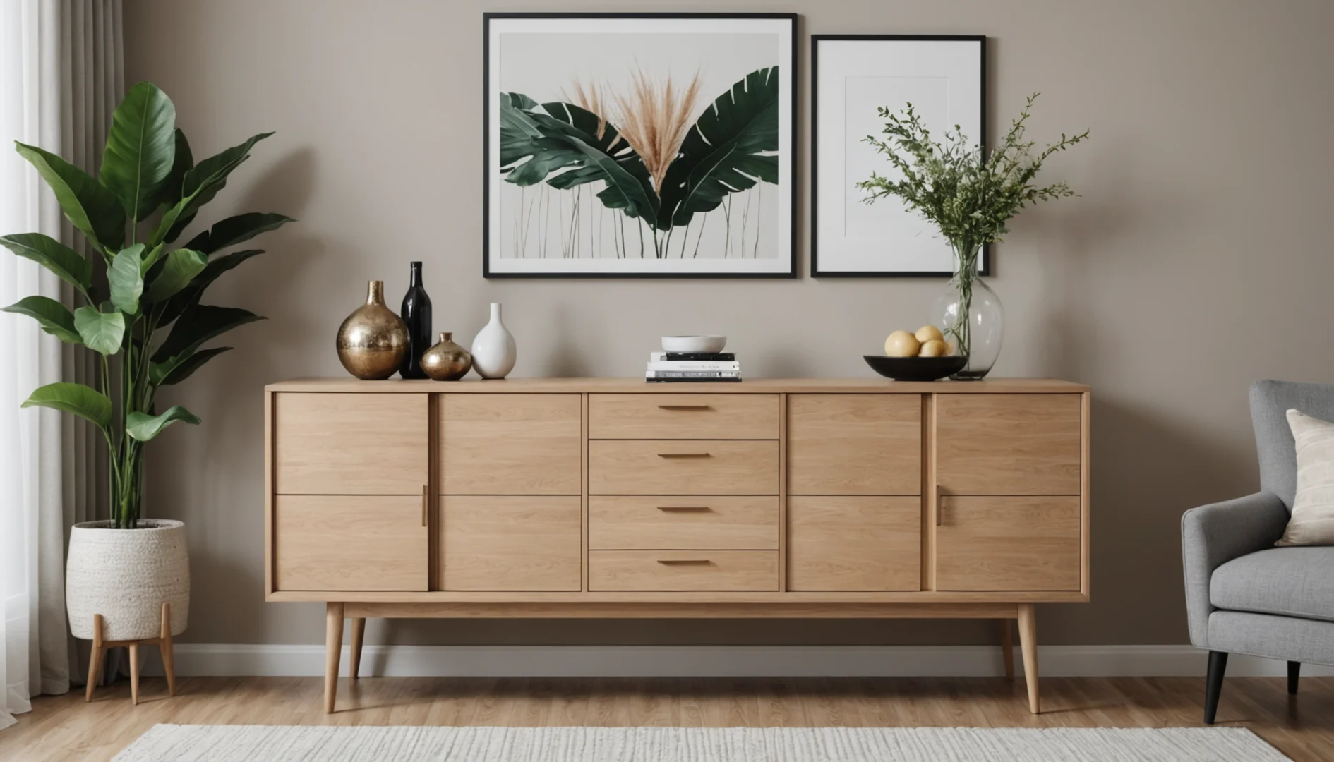Les buffets contemporains : design et fonctionnalité au service de votre espace
