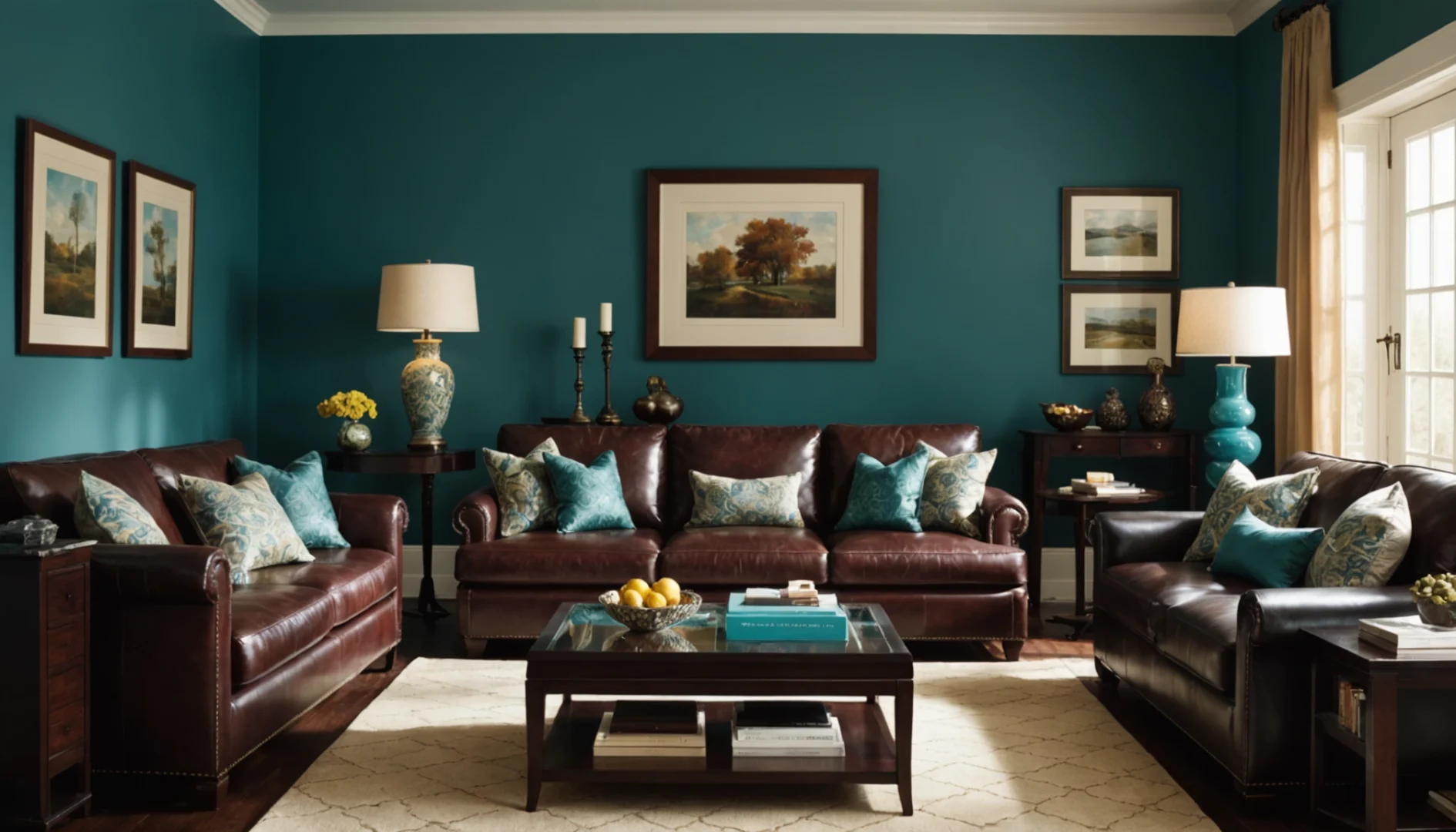 couleur de mur pour meubles sombres