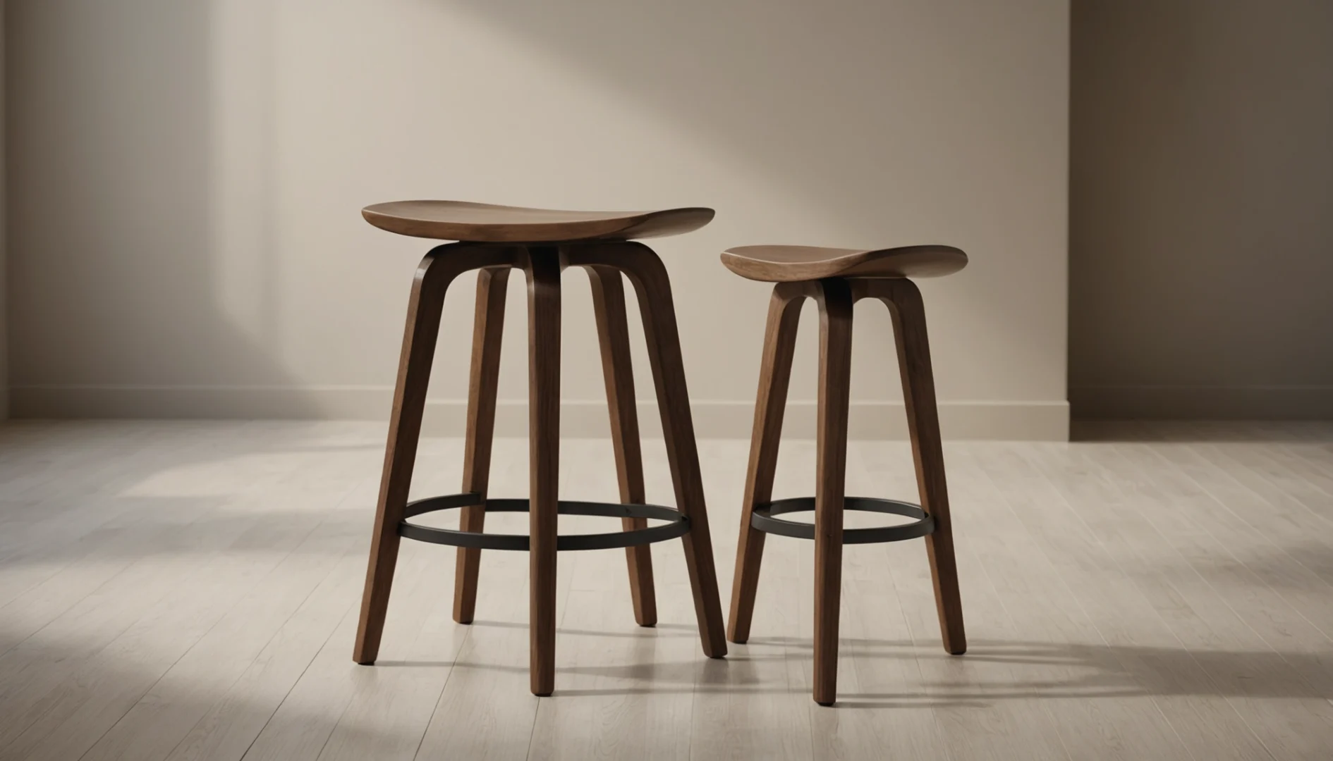 tabouret design en bois