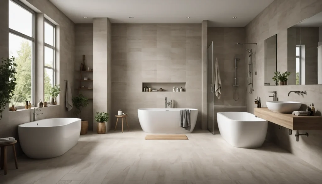 carrelage dans une salle de bain