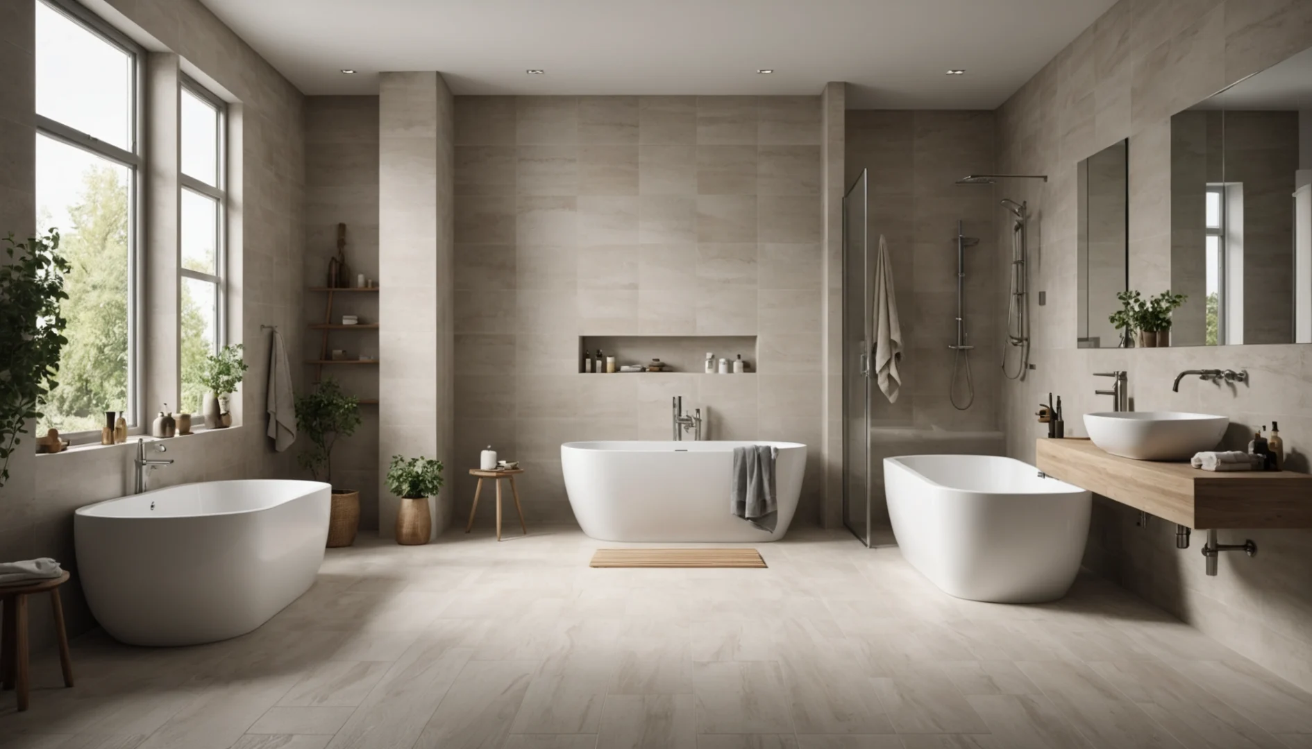 carrelage dans une salle de bain