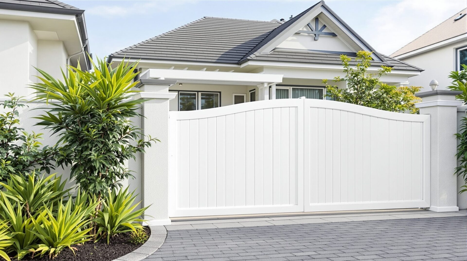 portail pvc sur mesure