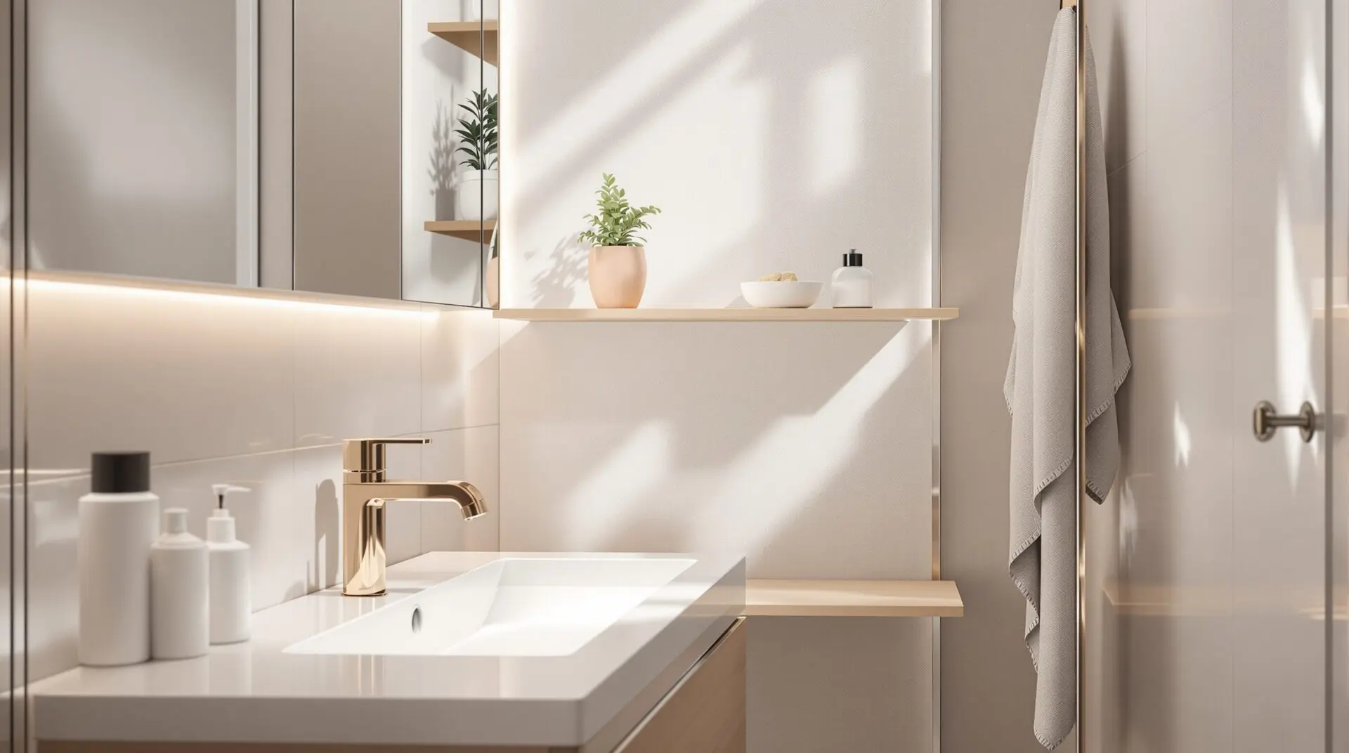 aménagement toilette 1m2