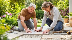 faire une terrasse en pierre naturelle