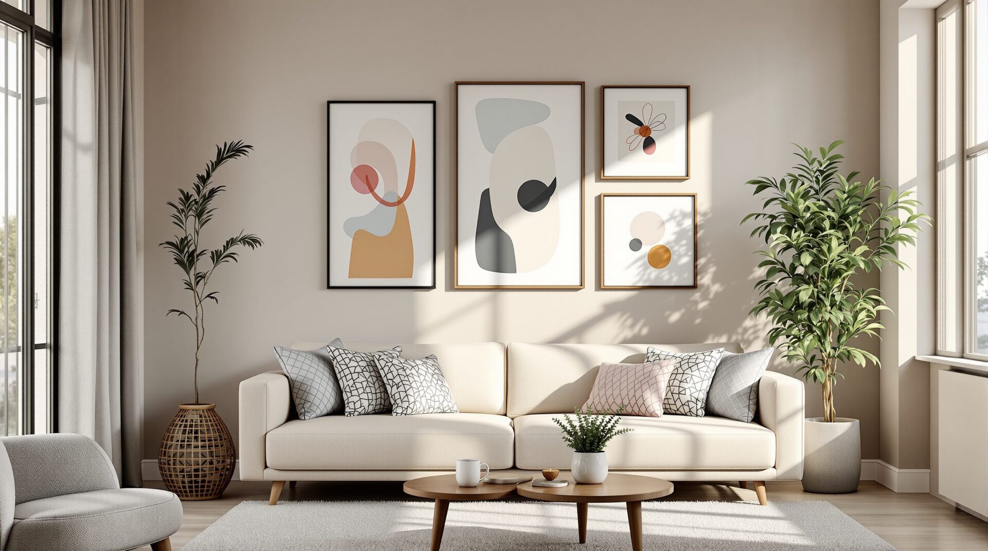 deco au dessus d un canape