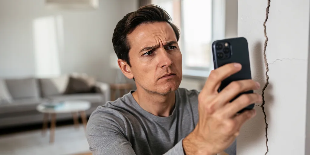 fissure mur appartement location