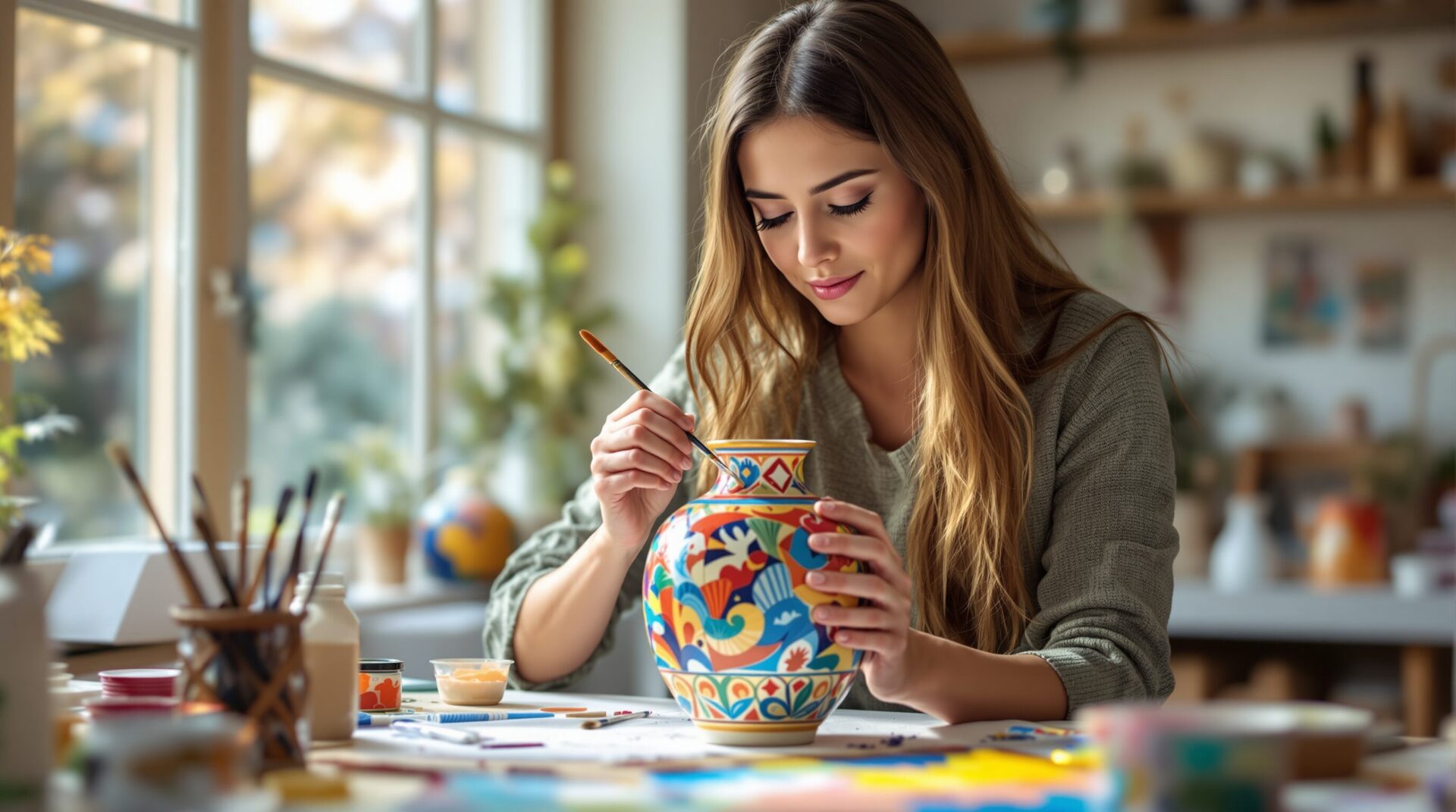 peinture sur céramique inspiration