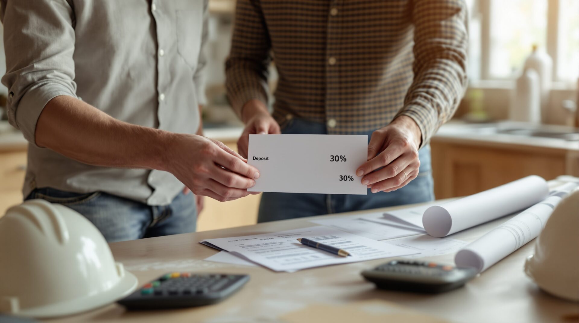 acompte devis travaux