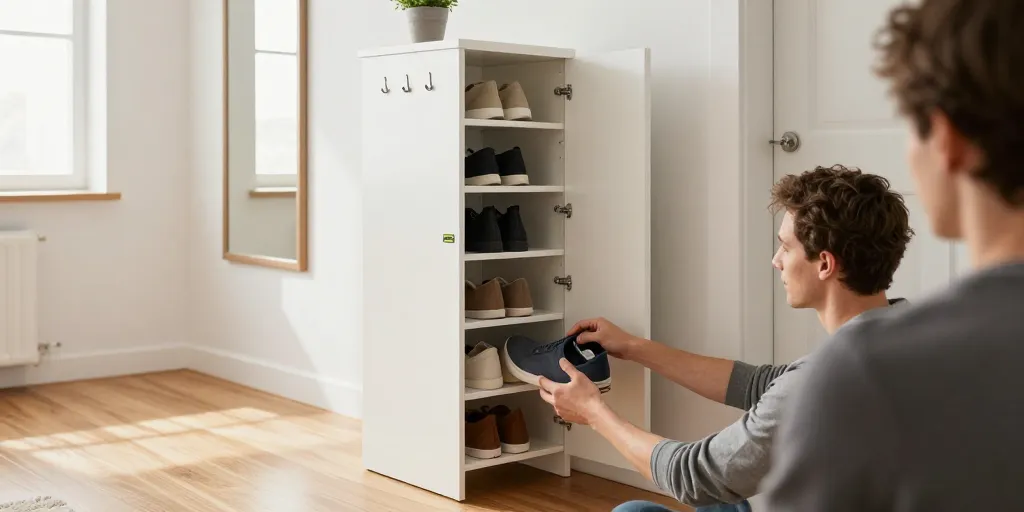 diy meuble chaussure ikea