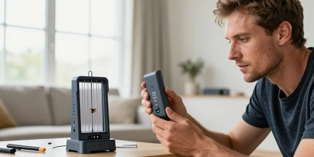 alexandre reant piege a moustique