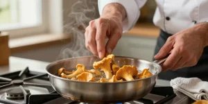 blanchir les girolles