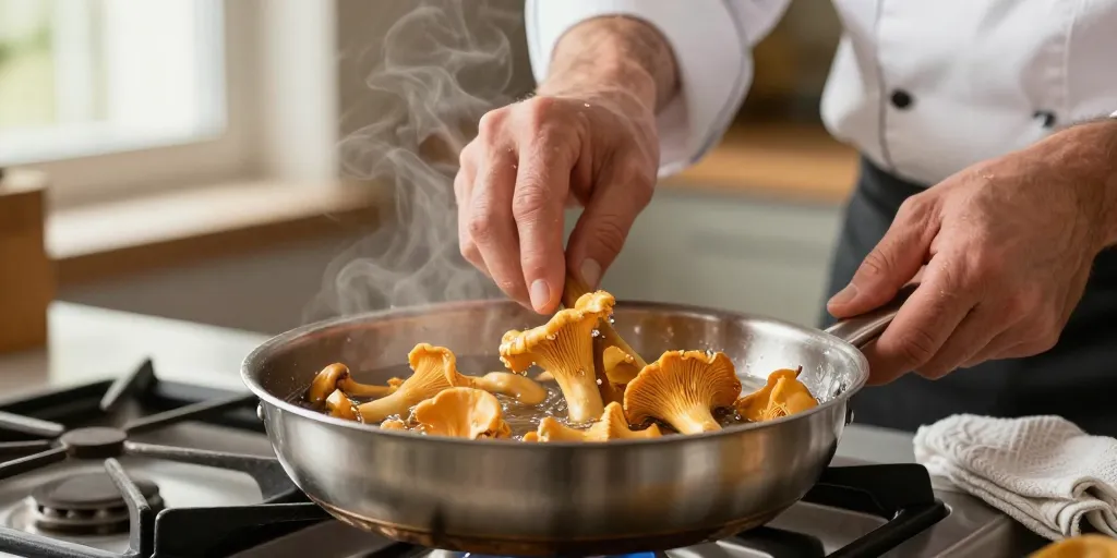 blanchir les girolles