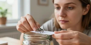 petite araignée sauteuse maison