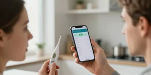 thermomètre sur iphone