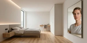 amenagement chambre etroite et longue