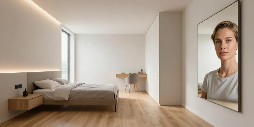 amenagement chambre etroite et longue