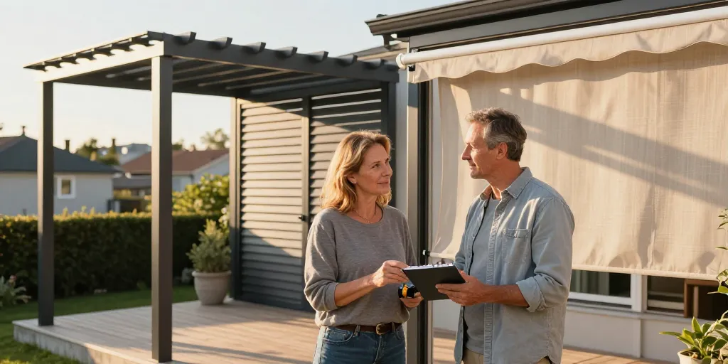 pergola ou store banne