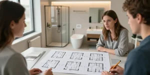 plan salle de bain 10m2 rectangulaire