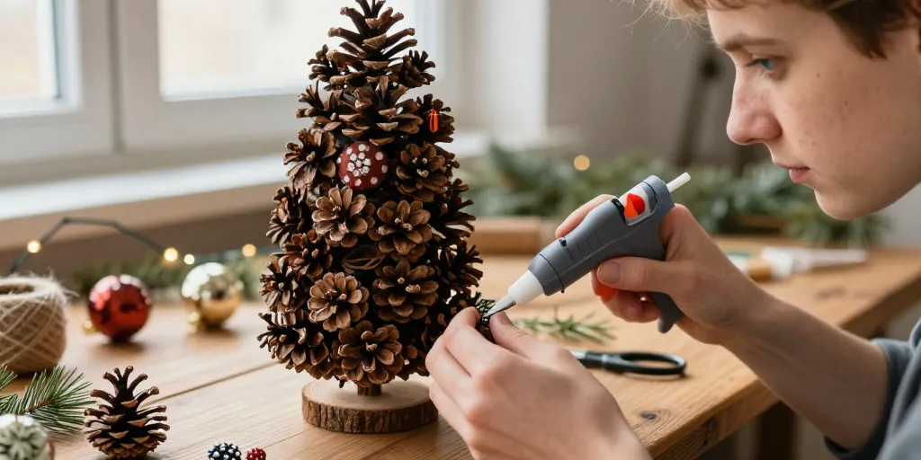 sapin en pommes de pin