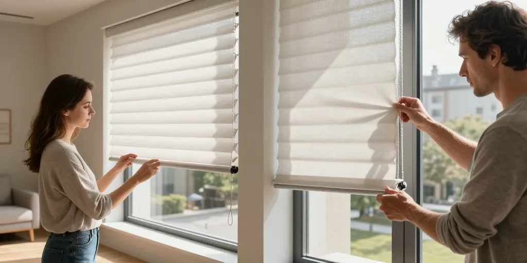 store horizontal intérieur