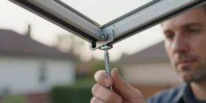 vis de réglage store banne