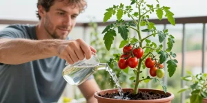 arrosage tomate cerise en pot