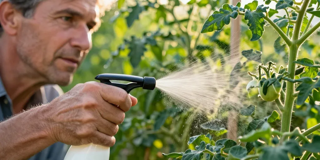 traiter les tomates avec du lait