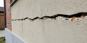 fissure horizontale mur extérieur maison