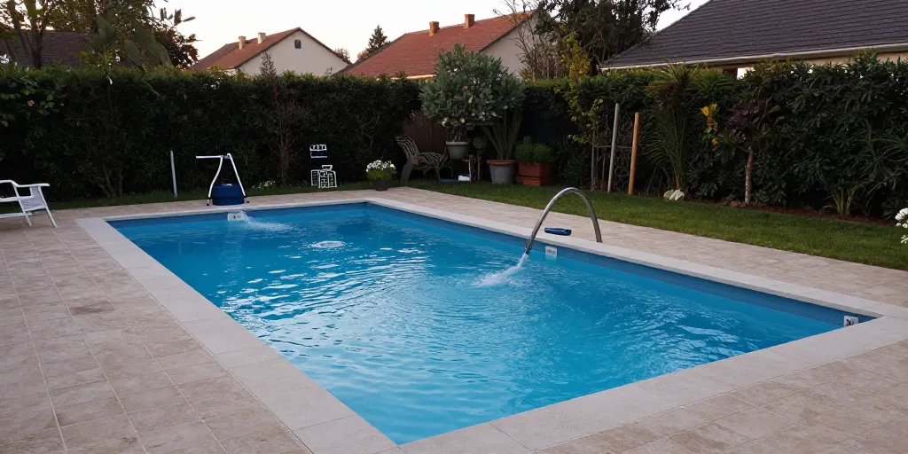 préparer piscine maison secondaire à distance
