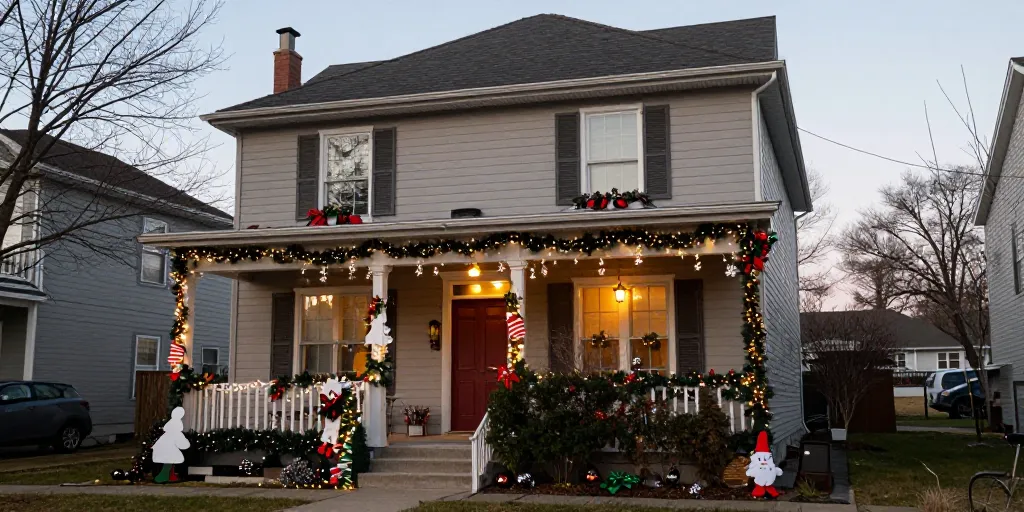 deco noël extérieur fait maison
